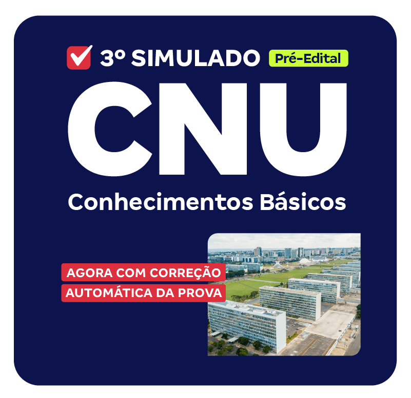 CNU - 3° Simulado - Conhecimentos Básicos (Pré-Edital)